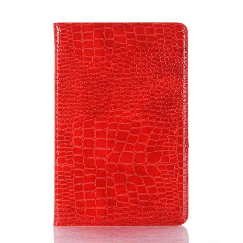 Cover Samsung Galaxy Tab S6 Lite Rood Zwart Krokodillentextuur