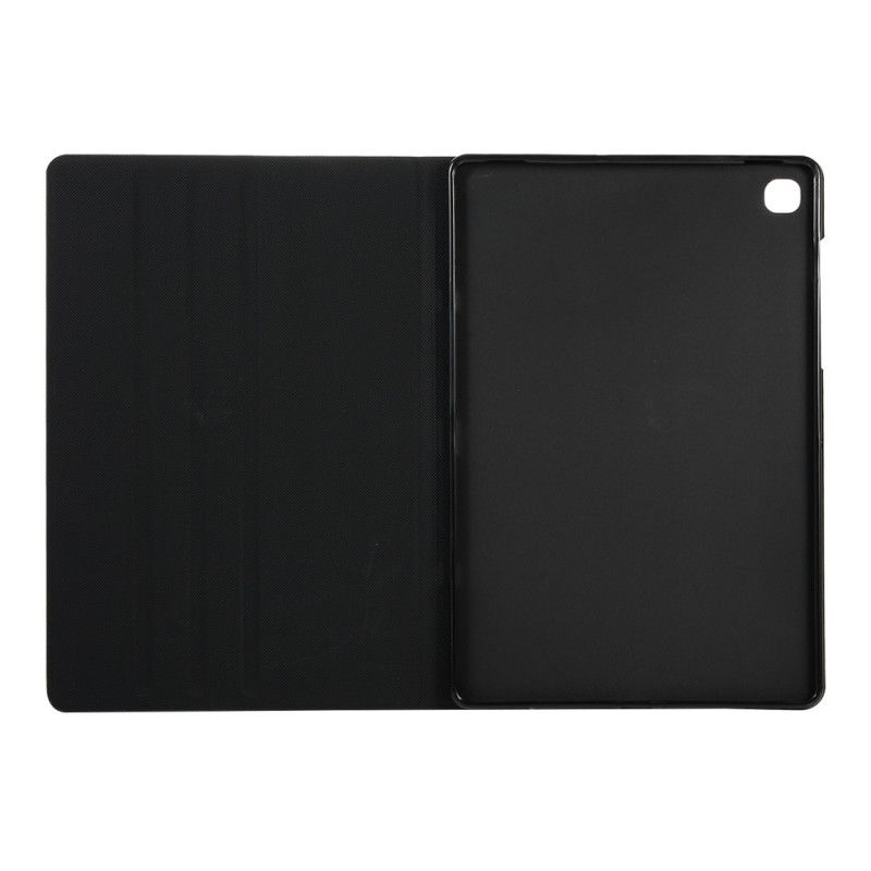 Cover voor Samsung Galaxy Tab S6 Lite Rood Zwart Uniek Kunstleer