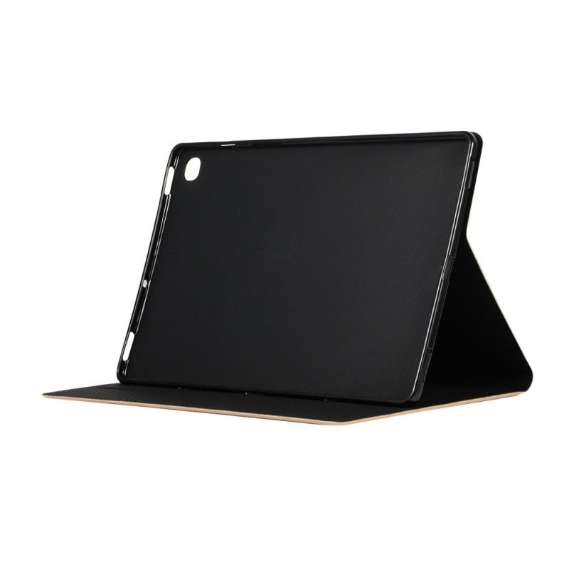 Cover voor Samsung Galaxy Tab S6 Lite Rood Zwart Uniek Kunstleer