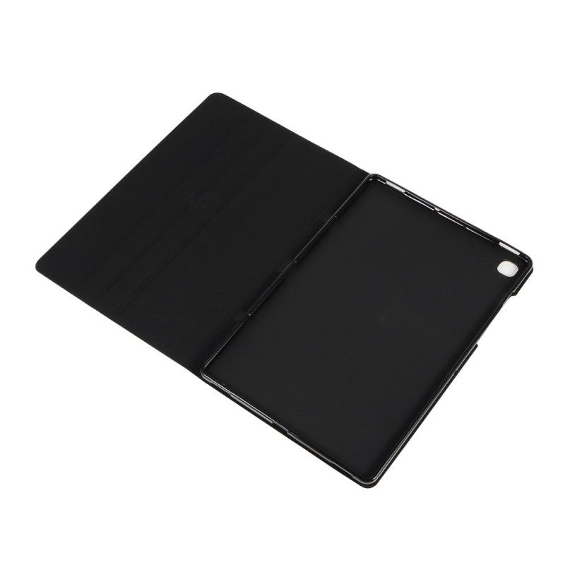 Cover voor Samsung Galaxy Tab S6 Lite Rood Zwart Uniek Kunstleer