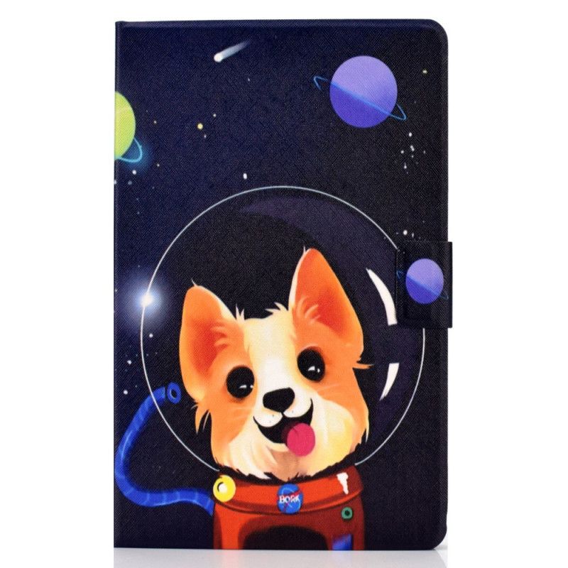 Flip Case Leren Samsung Galaxy Tab S6 Lite Ruimtehond