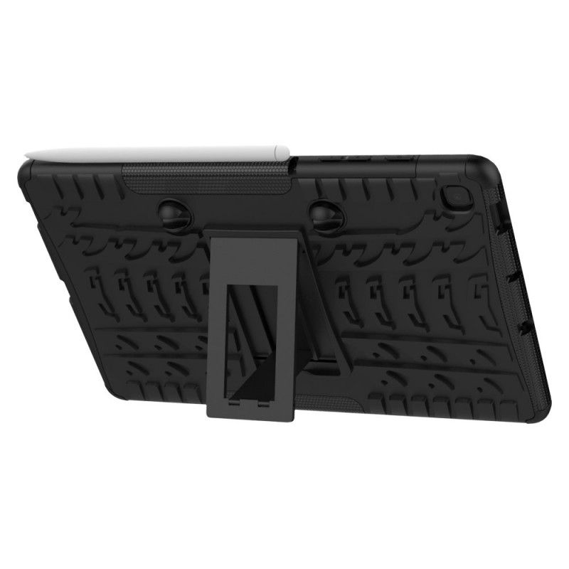 Hoesje voor Samsung Galaxy Tab S6 Lite Wit Zwart Ultrabestendige Plus