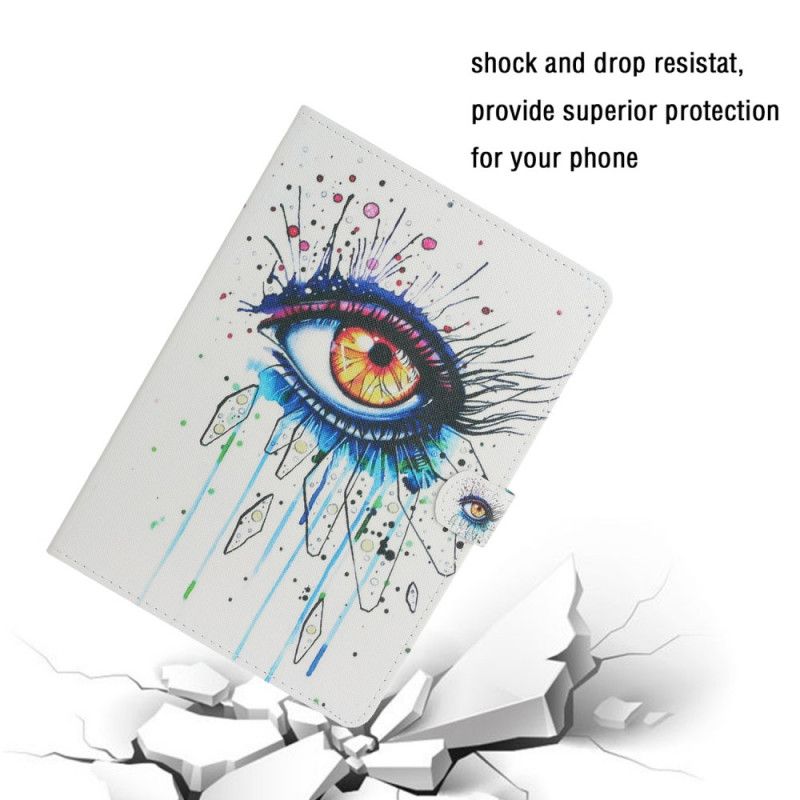 Leren Hoesje Samsung Galaxy Tab S6 Lite Telefoonhoesje Kunst