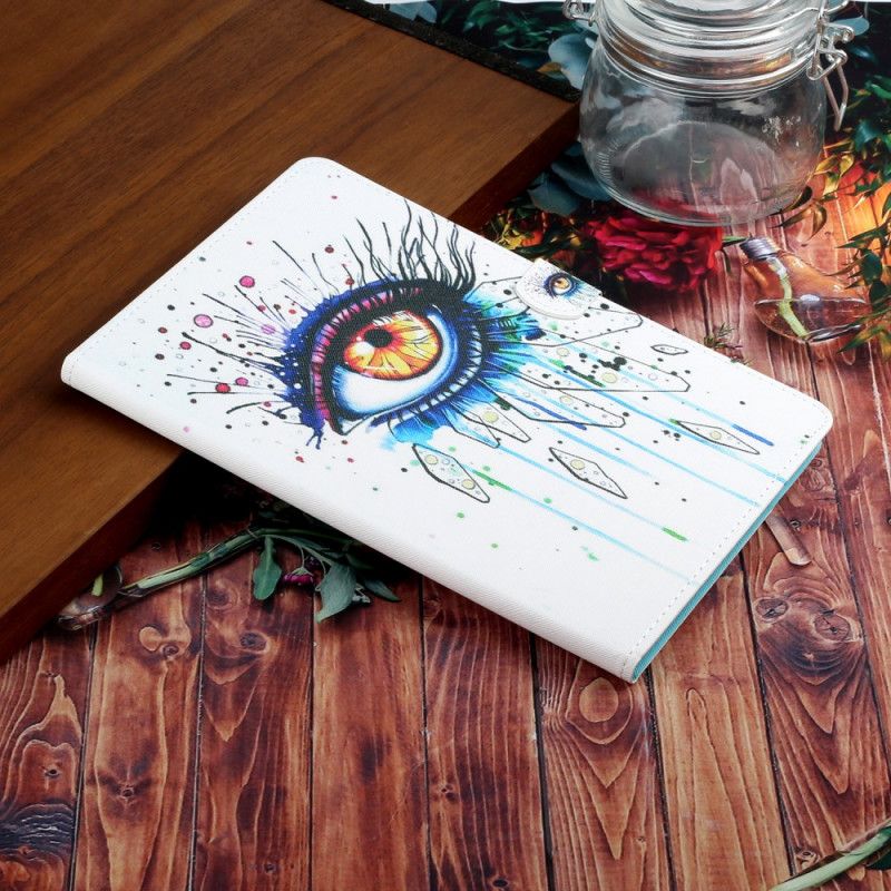 Leren Hoesje Samsung Galaxy Tab S6 Lite Telefoonhoesje Kunst