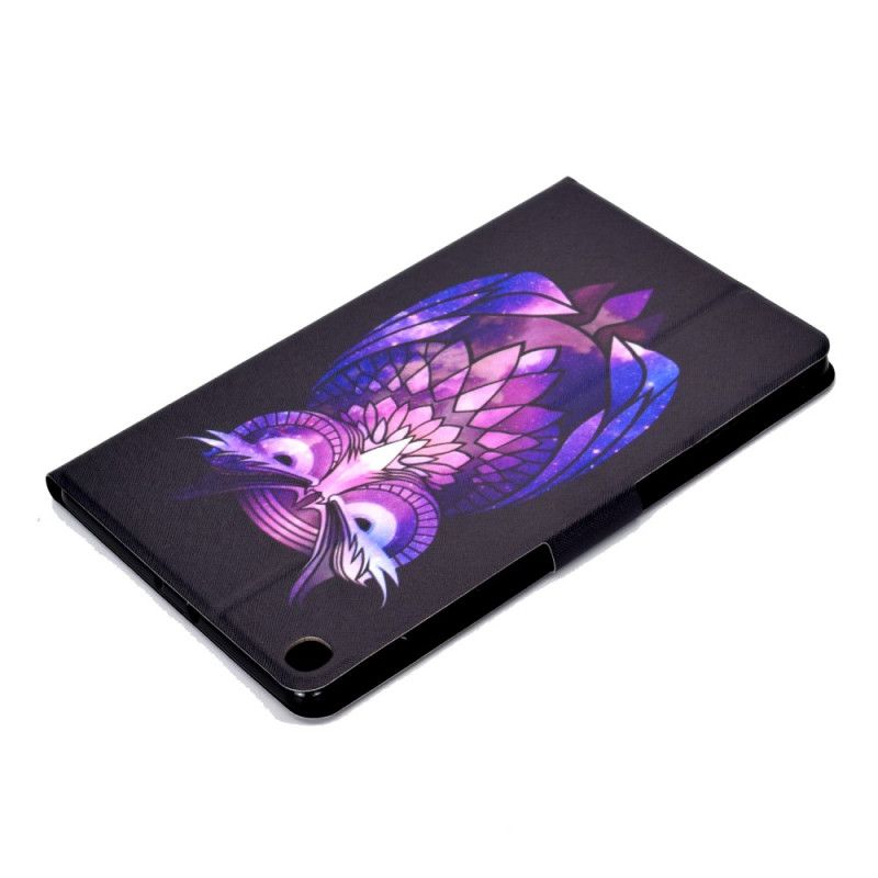 Leren Hoesje voor Samsung Galaxy Tab S6 Lite Onaangename Uil