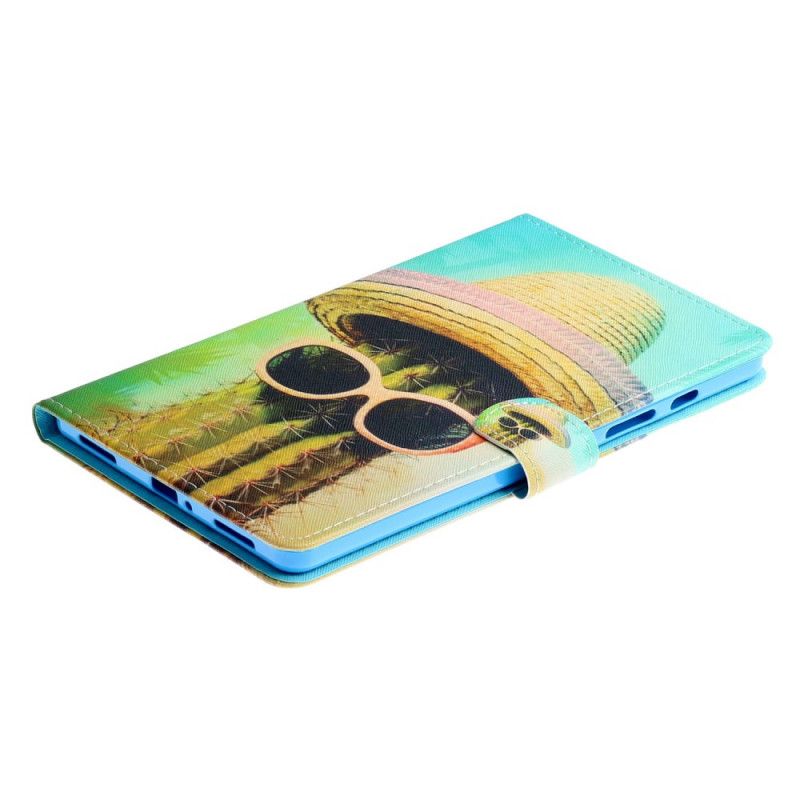 Leren Hoesje voor Samsung Galaxy Tab S6 Lite Relax Cactus