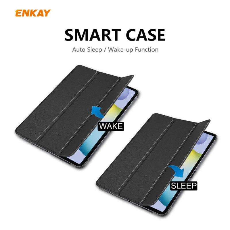 Smart Case Samsung Galaxy Tab S6 Lite Grijs Zwart Enkay