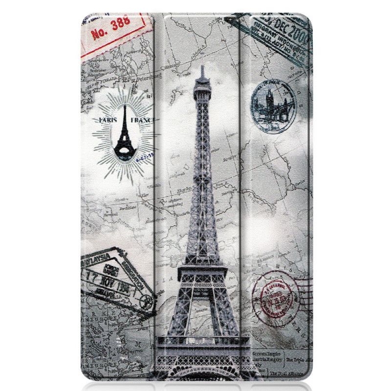 Smart Case Samsung Galaxy Tab S6 Lite Retro Eiffeltoren