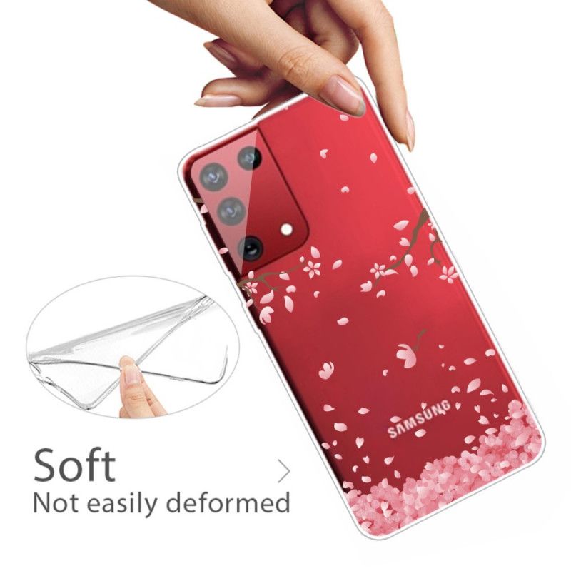Case Hoesje Samsung Galaxy S21 Ultra 5G Telefoonhoesje Bloeiende Takken