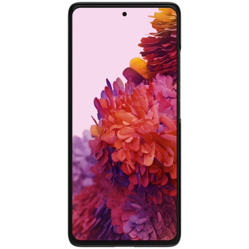 Case Hoesje Samsung Galaxy S21 Ultra 5G Wit Zwart Telefoonhoesje Stijve Frosted Nillkin