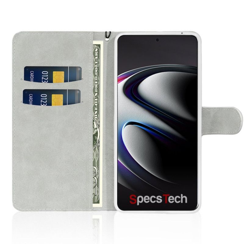 Cover Folio-hoesje Samsung Galaxy S21 Ultra 5G Donkerblauw Zwart Telefoonhoesje Ontwerp Met Glitter