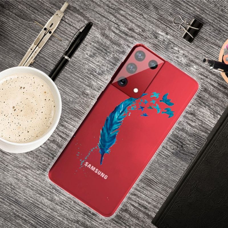 Cover Hoesje Samsung Galaxy S21 Ultra 5G Telefoonhoesje Mooie Veer