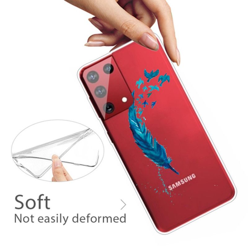 Cover Hoesje Samsung Galaxy S21 Ultra 5G Telefoonhoesje Mooie Veer