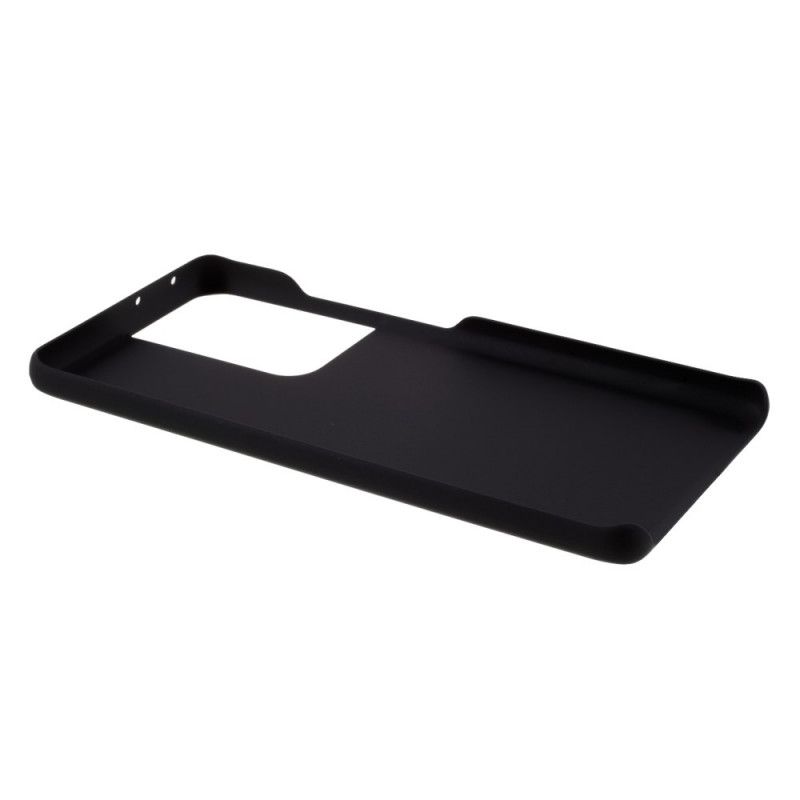 Cover Hoesje Samsung Galaxy S21 Ultra 5G Wit Zwart Telefoonhoesje Rubber Plus