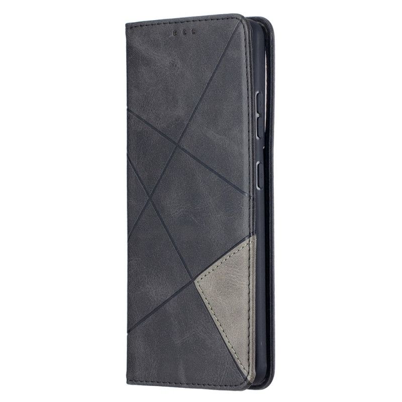 Folio-hoesje Samsung Galaxy S21 Ultra 5G Grijs Zwart Kunstenaarsstijl