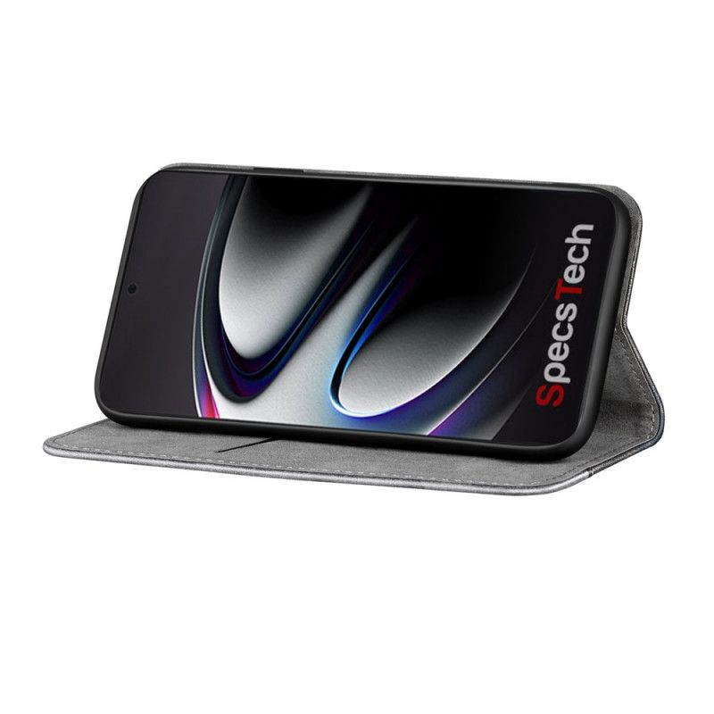 Folio-hoesje Samsung Galaxy S21 Ultra 5G Rood Zwart Telefoonhoesje Tweekleurig Leereffect