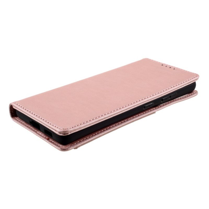 Folio-hoesje voor Samsung Galaxy S21 Ultra 5G Rood Zwart Steunkaarthouder