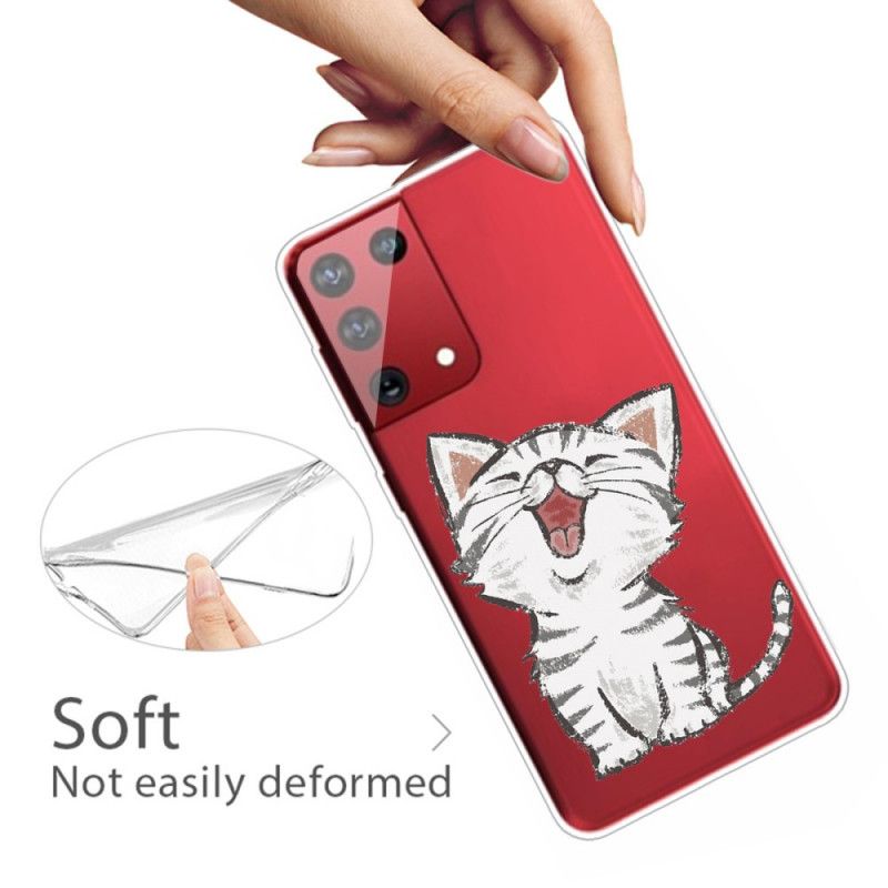 Hoesje Samsung Galaxy S21 Ultra 5G Charmante Kat