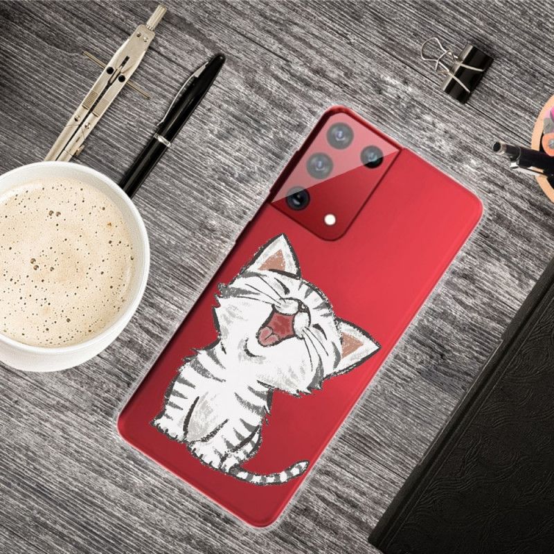 Hoesje Samsung Galaxy S21 Ultra 5G Charmante Kat