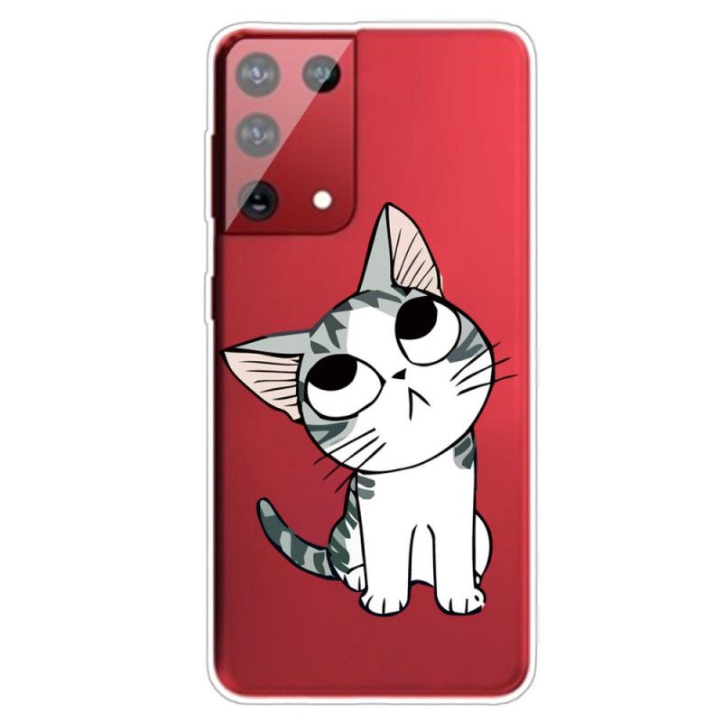 Hoesje Samsung Galaxy S21 Ultra 5G Charmante Kat
