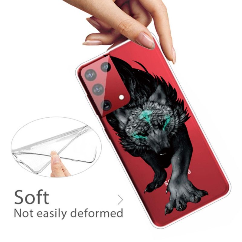 Hoesje Samsung Galaxy S21 Ultra 5G Grafische Wolf