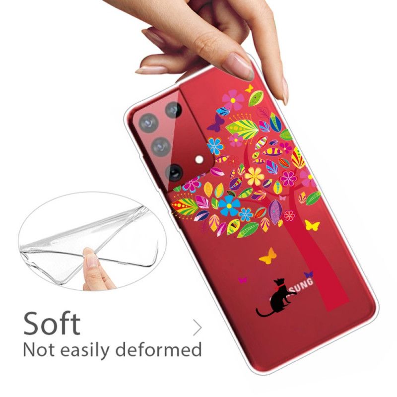 Hoesje Samsung Galaxy S21 Ultra 5G Kat Onder De Boom