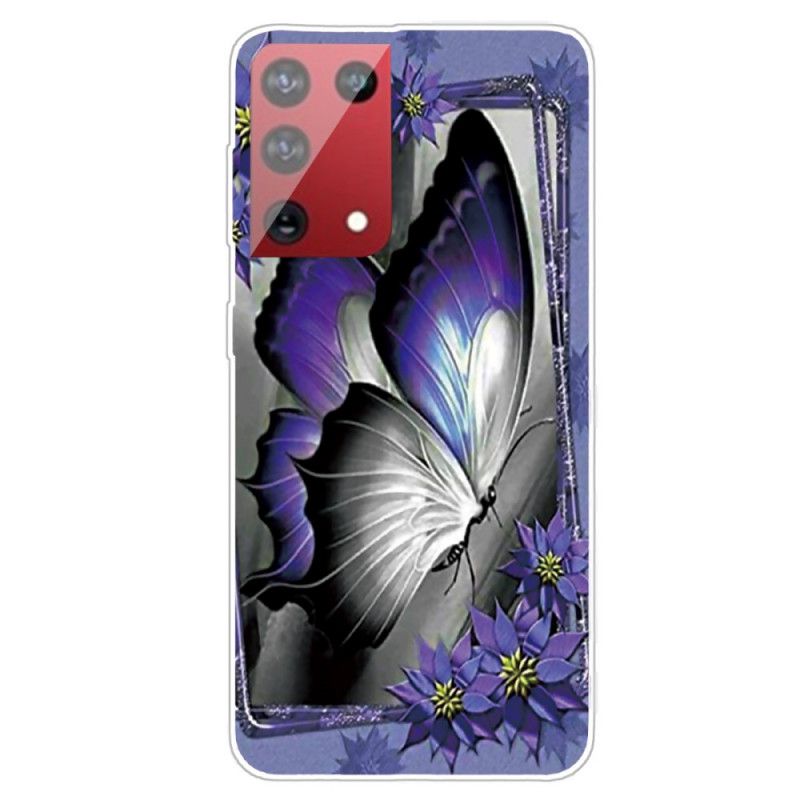Hoesje Samsung Galaxy S21 Ultra 5G Koninklijke Vlinder