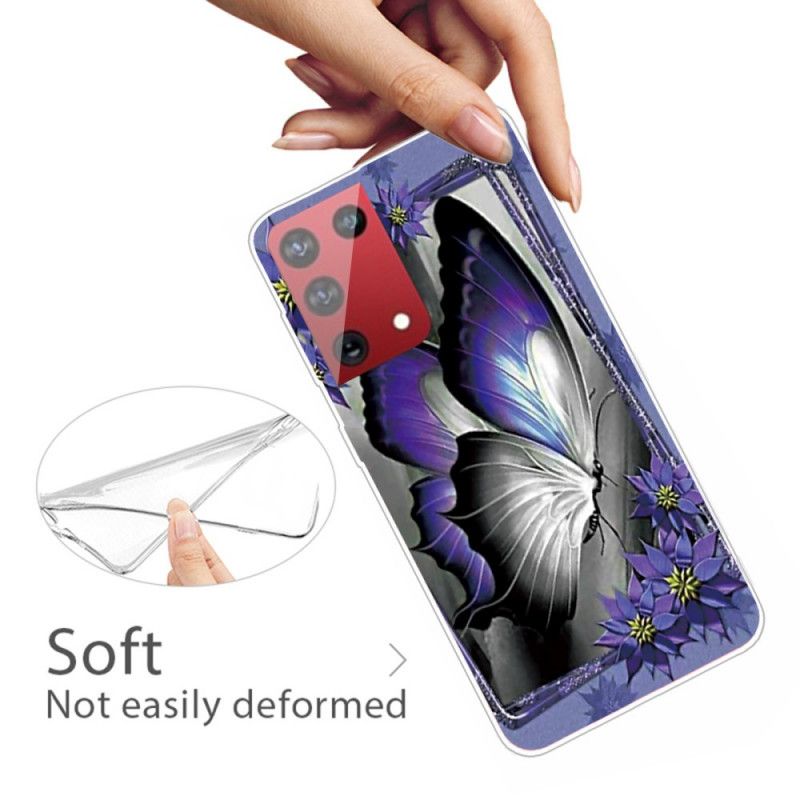 Hoesje Samsung Galaxy S21 Ultra 5G Koninklijke Vlinder