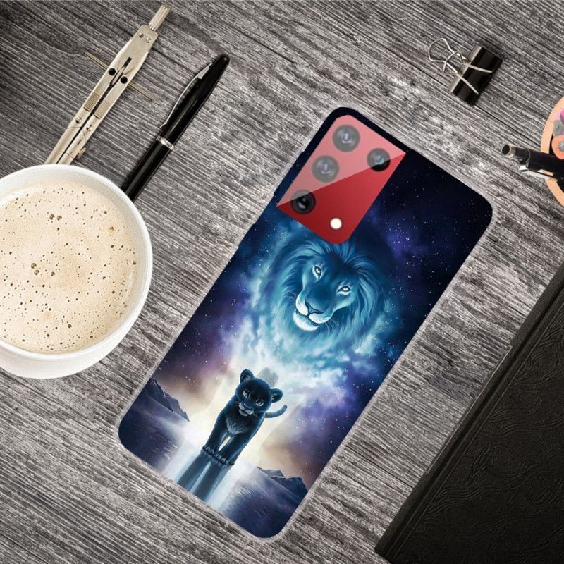 Hoesje Samsung Galaxy S21 Ultra 5G Leeuwenwelp