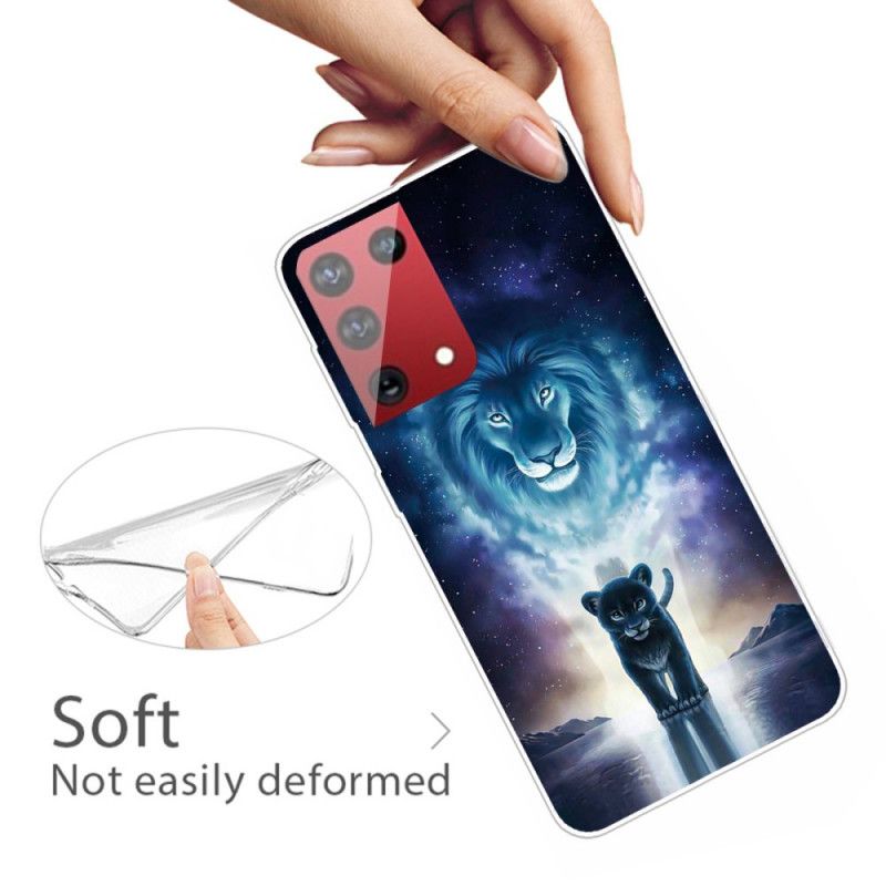 Hoesje Samsung Galaxy S21 Ultra 5G Leeuwenwelp