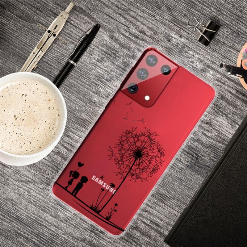 Hoesje Samsung Galaxy S21 Ultra 5G Paardenbloemliefde