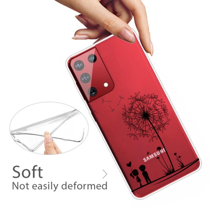 Hoesje Samsung Galaxy S21 Ultra 5G Paardenbloemliefde