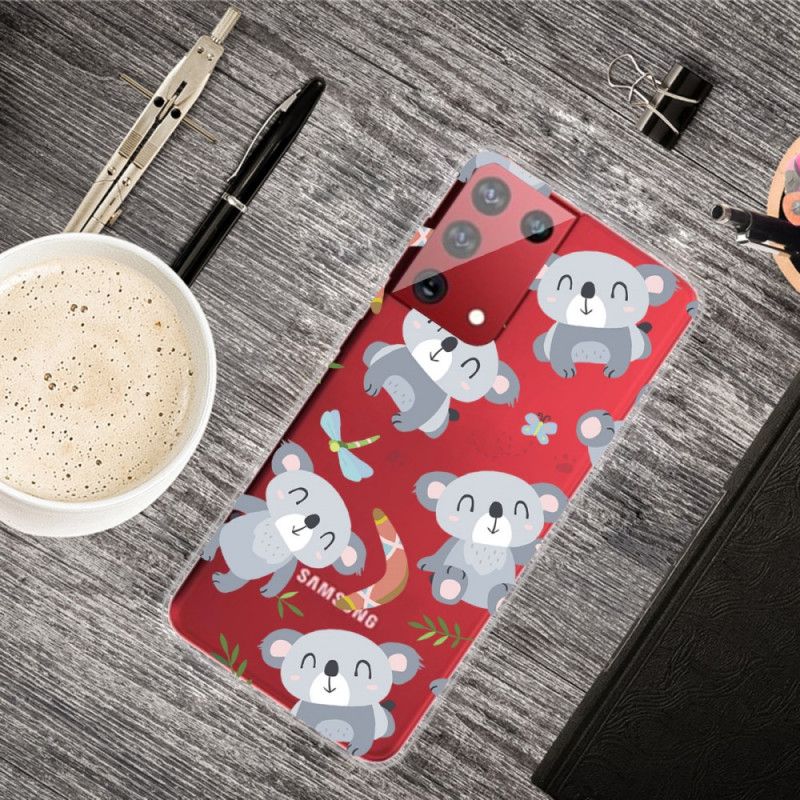 Hoesje Samsung Galaxy S21 Ultra 5G Schattige Koala'S