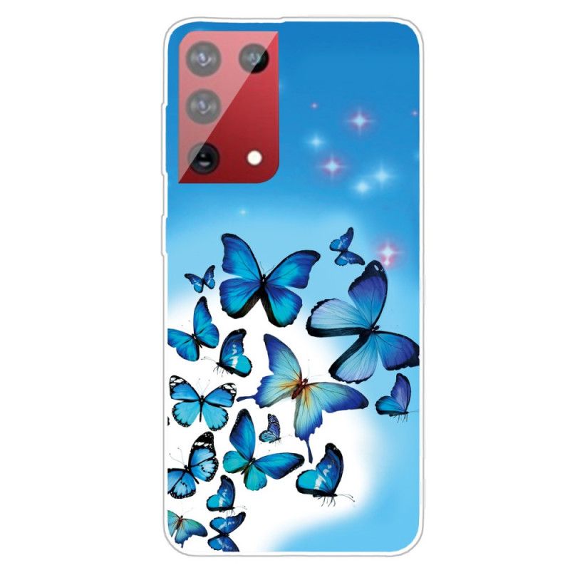 Hoesje Samsung Galaxy S21 Ultra 5G Vlinders Vlinders