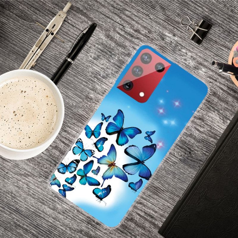 Hoesje Samsung Galaxy S21 Ultra 5G Vlinders Vlinders