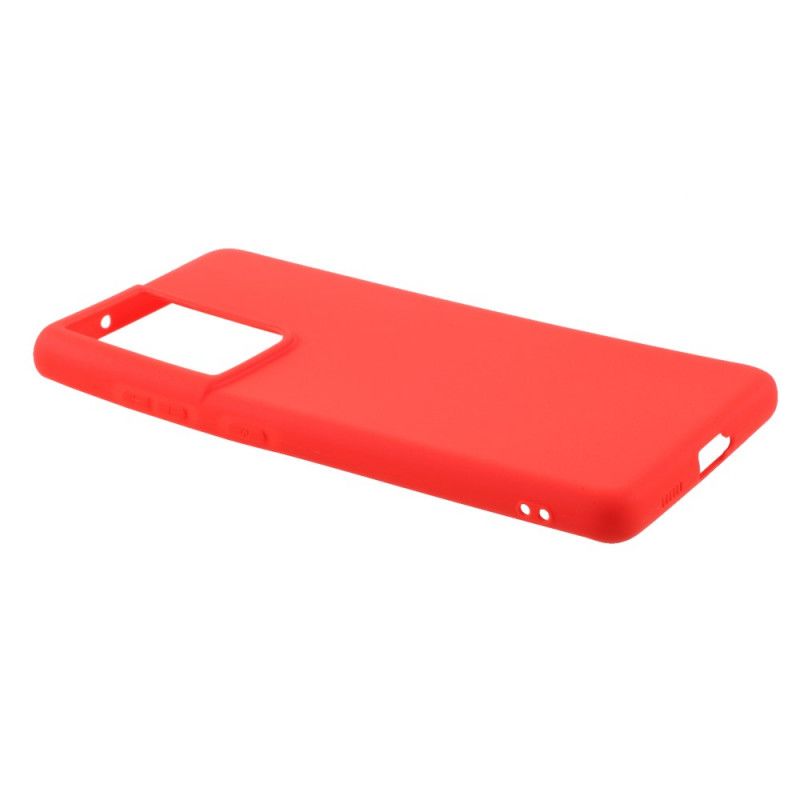 Hoesje Samsung Galaxy S21 Ultra 5G Wit Zwart Effen Kleur