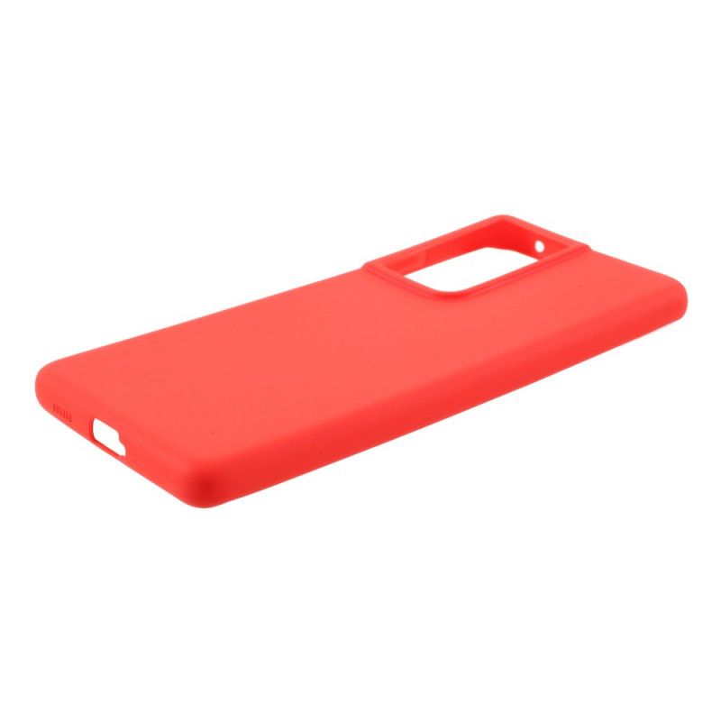 Hoesje Samsung Galaxy S21 Ultra 5G Wit Zwart Effen Kleur