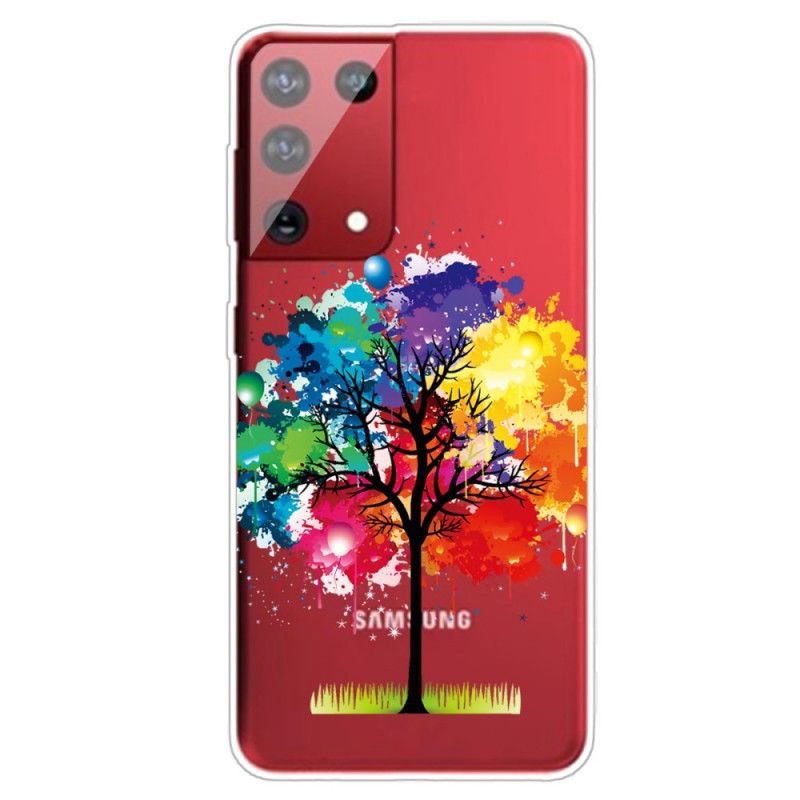 Hoesje voor Samsung Galaxy S21 Ultra 5G Aquarelboom