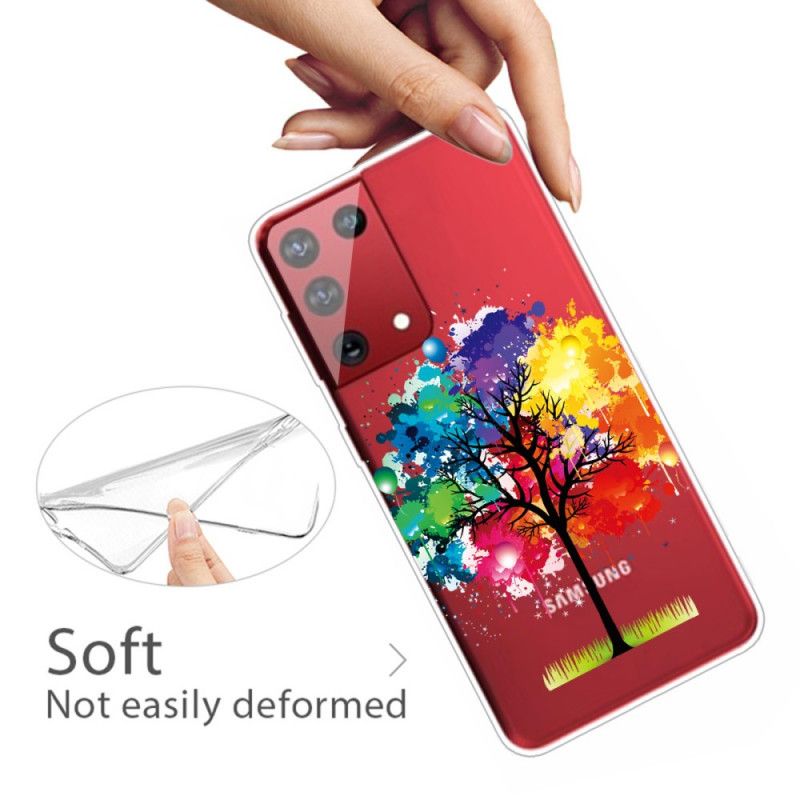 Hoesje voor Samsung Galaxy S21 Ultra 5G Aquarelboom