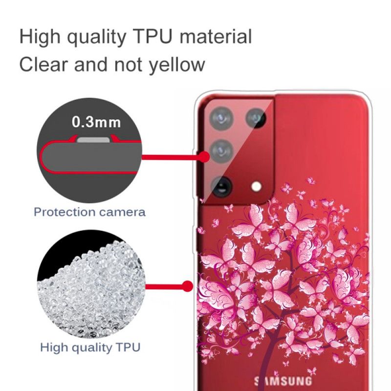 Hoesje voor Samsung Galaxy S21 Ultra 5G Bovenste Boom