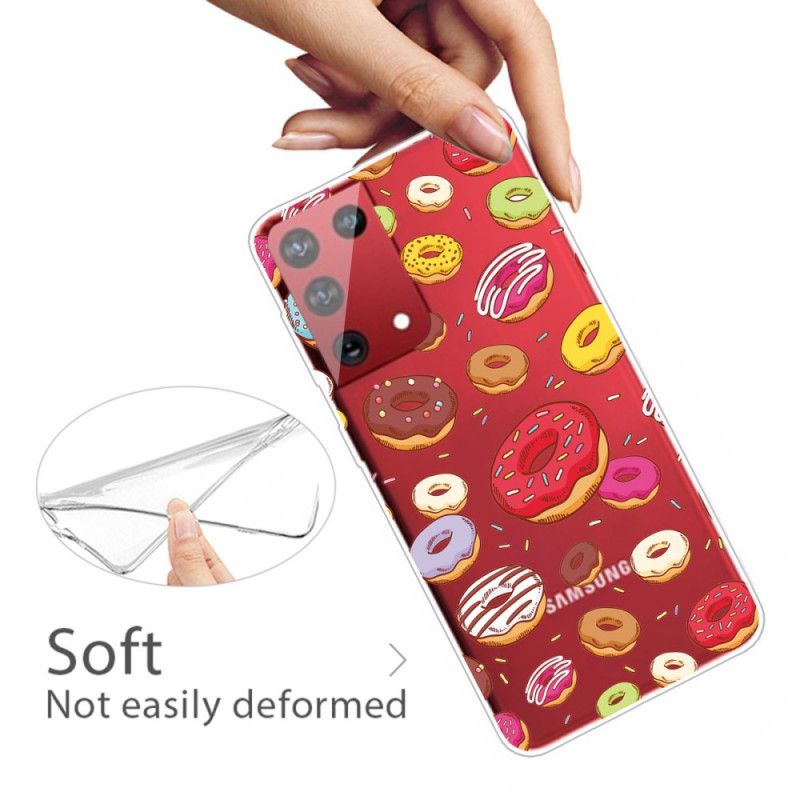Hoesje voor Samsung Galaxy S21 Ultra 5G Hou Van Donuts