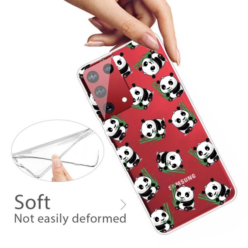 Hoesje voor Samsung Galaxy S21 Ultra 5G Kleine Panda'S