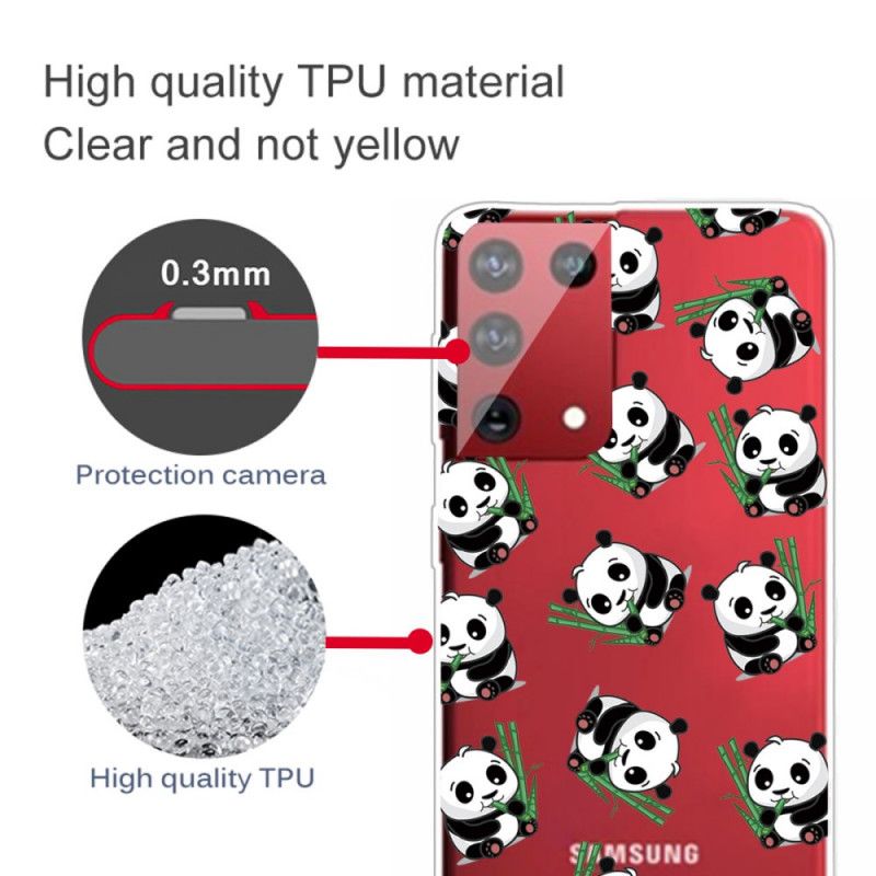 Hoesje voor Samsung Galaxy S21 Ultra 5G Kleine Panda'S