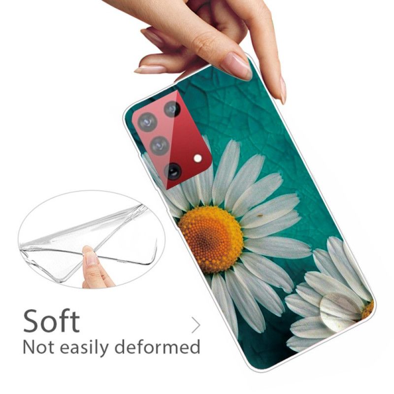Hoesje voor Samsung Galaxy S21 Ultra 5G Madeliefje