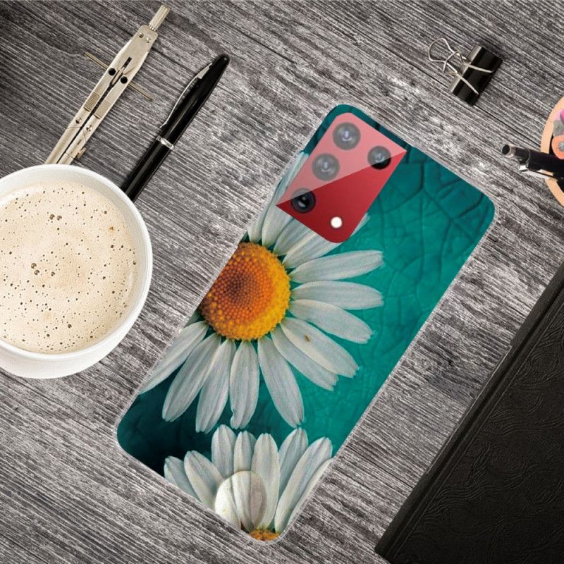 Hoesje voor Samsung Galaxy S21 Ultra 5G Madeliefje