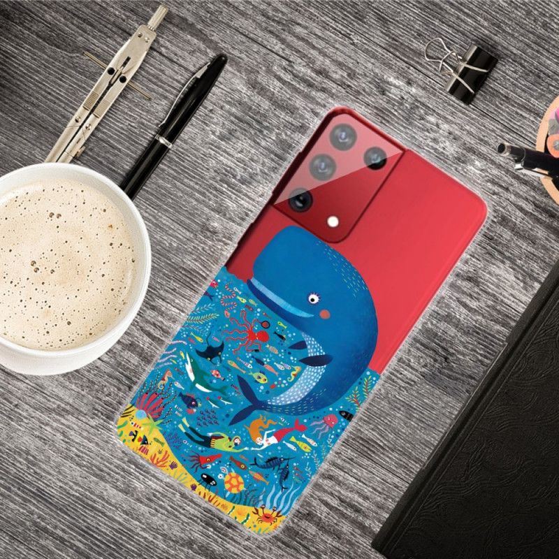 Hoesje voor Samsung Galaxy S21 Ultra 5G Mariene Wereld
