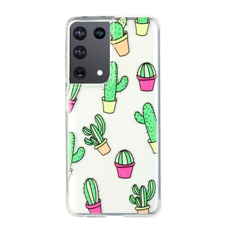 Hoesje voor Samsung Galaxy S21 Ultra 5G Minicactus