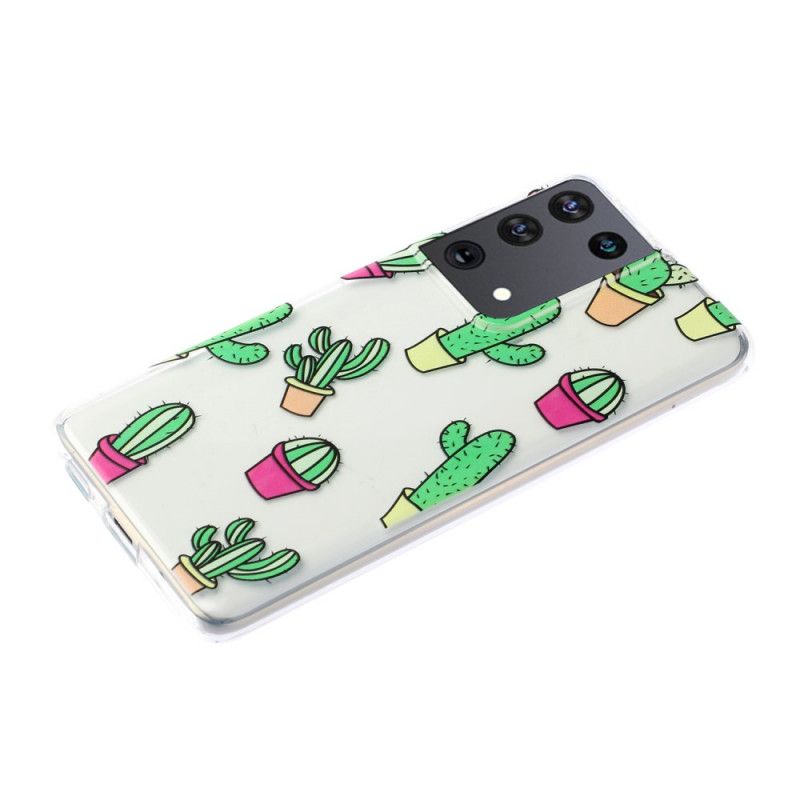 Hoesje voor Samsung Galaxy S21 Ultra 5G Minicactus