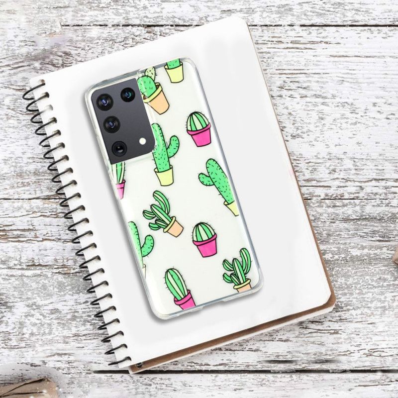 Hoesje voor Samsung Galaxy S21 Ultra 5G Minicactus