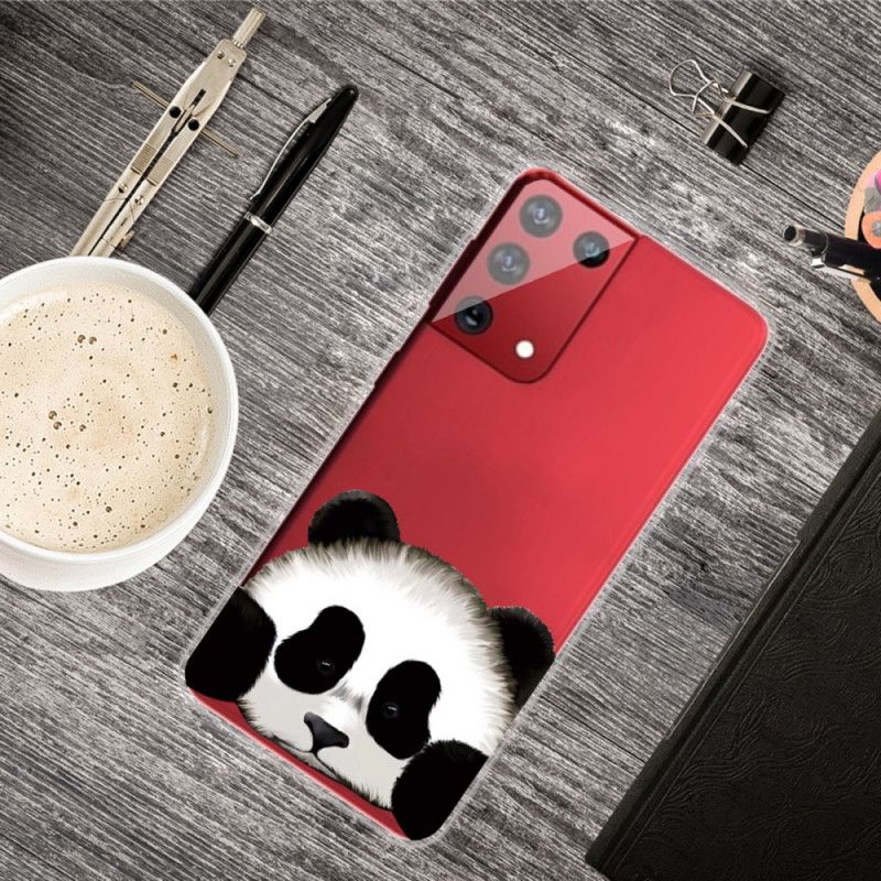 Hoesje voor Samsung Galaxy S21 Ultra 5G Transparante Panda